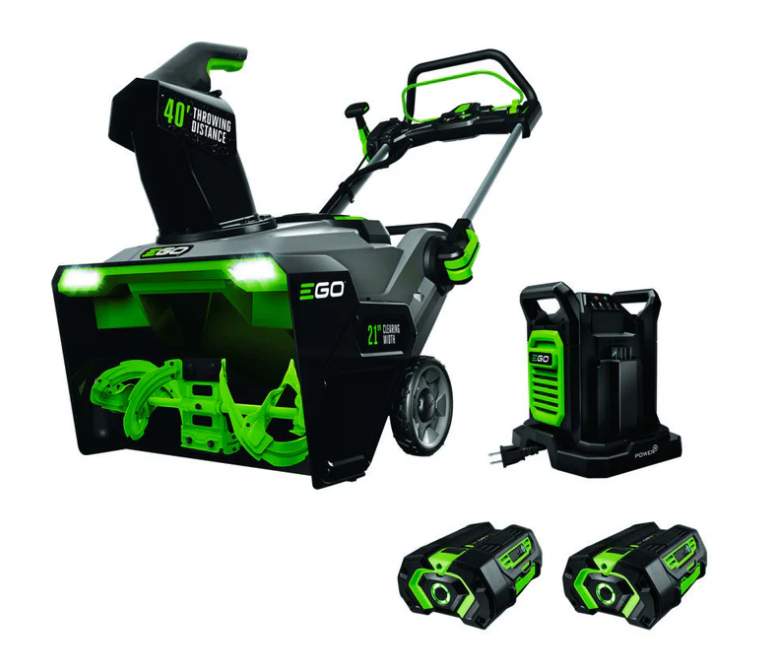 SNT2112 21″ 56-Volt Cordless Snow Blower with Steel Auger with (2) 5.0Ah Batteries and Dual Port Charger Included