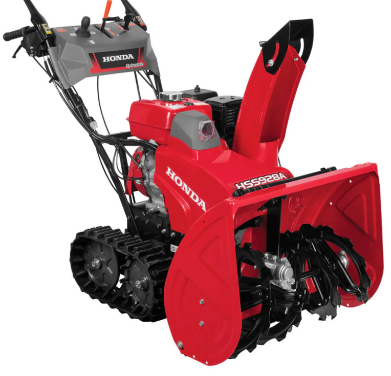 HSS928ATD 270cc 28″ Track Drive Two Stage Snow Blower with Electric Start